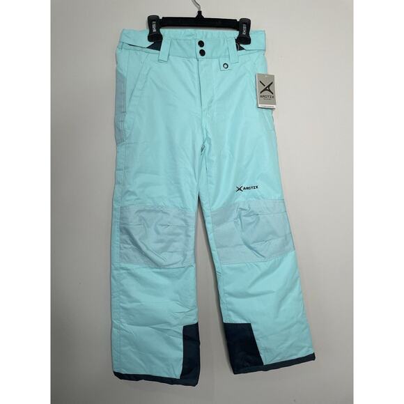 NEW Arctix Kids Snow Pants Size M 10/12 Insulated Winter Ski Island Azure - Picture 2 of 7